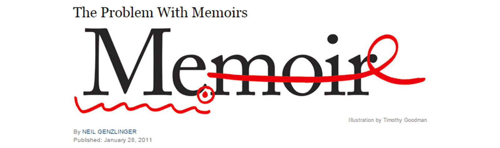 The Pros and Probs of Memoir